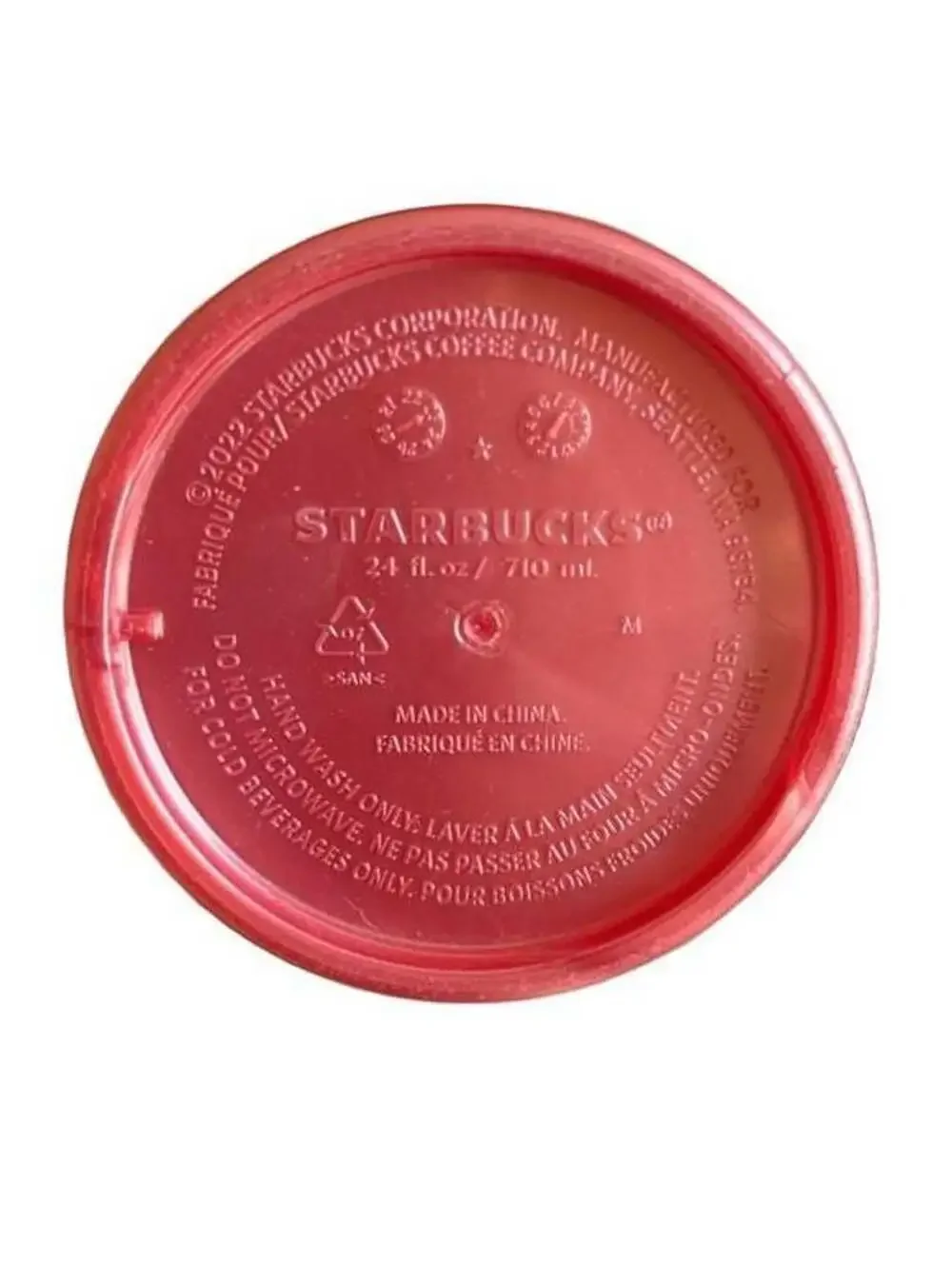 Starbucks 2023 Fall Pink Shimmer Shell Mermaid Scales Cold Cup Tumbler 24 oz New